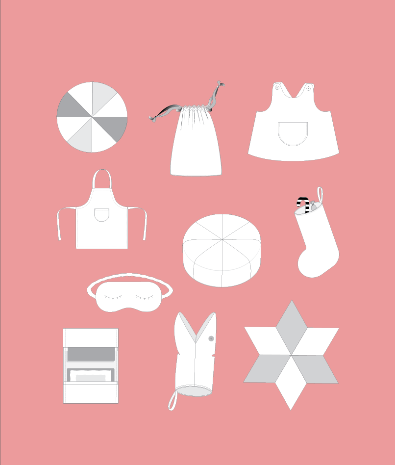 Mønsterpakke fra kalender 2024 - MELILOT